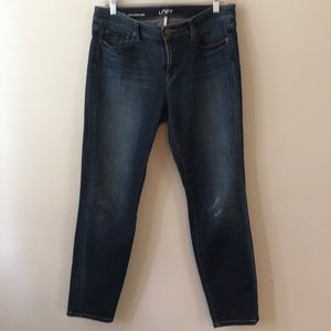 LOFT modern skinny ankle jeans